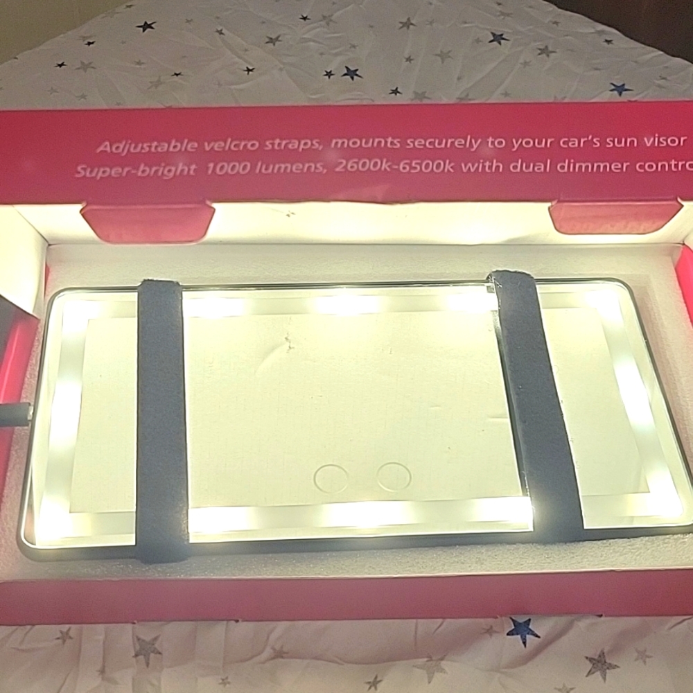 LED car light mirror